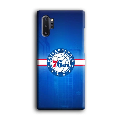 Philadelphia 76ers Bluish Shadow Samsung Galaxy Note 10 Plus Case-Oxvistore