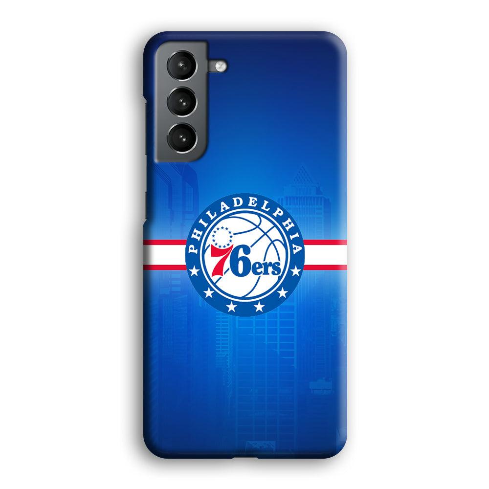 Philadelphia 76ers Bluish Shadow Samsung Galaxy S21 Plus Case-Oxvistore