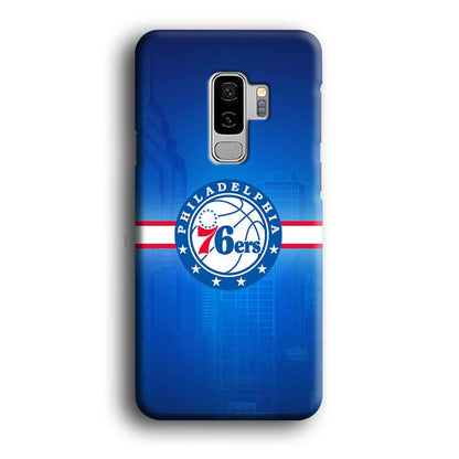 Philadelphia 76ers Bluish Shadow Samsung Galaxy S9 Plus Case-Oxvistore