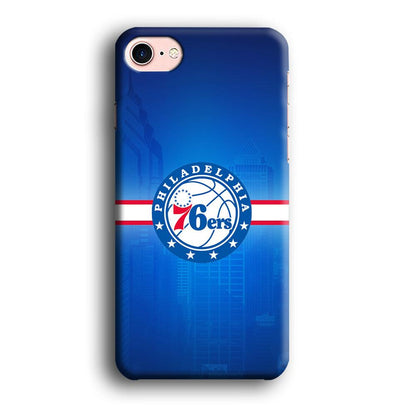 Philadelphia 76ers Bluish Shadow iPhone 8 Case-Oxvistore