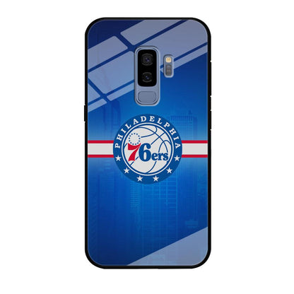 Philadelphia 76ers Bluish Shadow Samsung Galaxy S9 Plus Case-Oxvistore