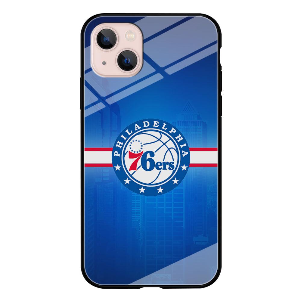 Philadelphia 76ers Bluish Shadow iPhone 14 Case-Oxvistore