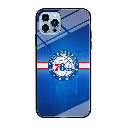 Philadelphia 76ers Bluish Shadow iPhone 12 Pro Max Case-Oxvistore