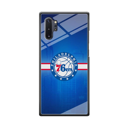 Philadelphia 76ers Bluish Shadow Samsung Galaxy Note 10 Plus Case-Oxvistore