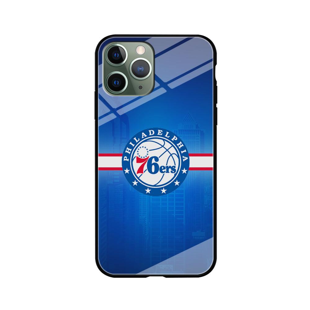 Philadelphia 76ers Bluish Shadow iPhone 11 Pro Max Case-Oxvistore