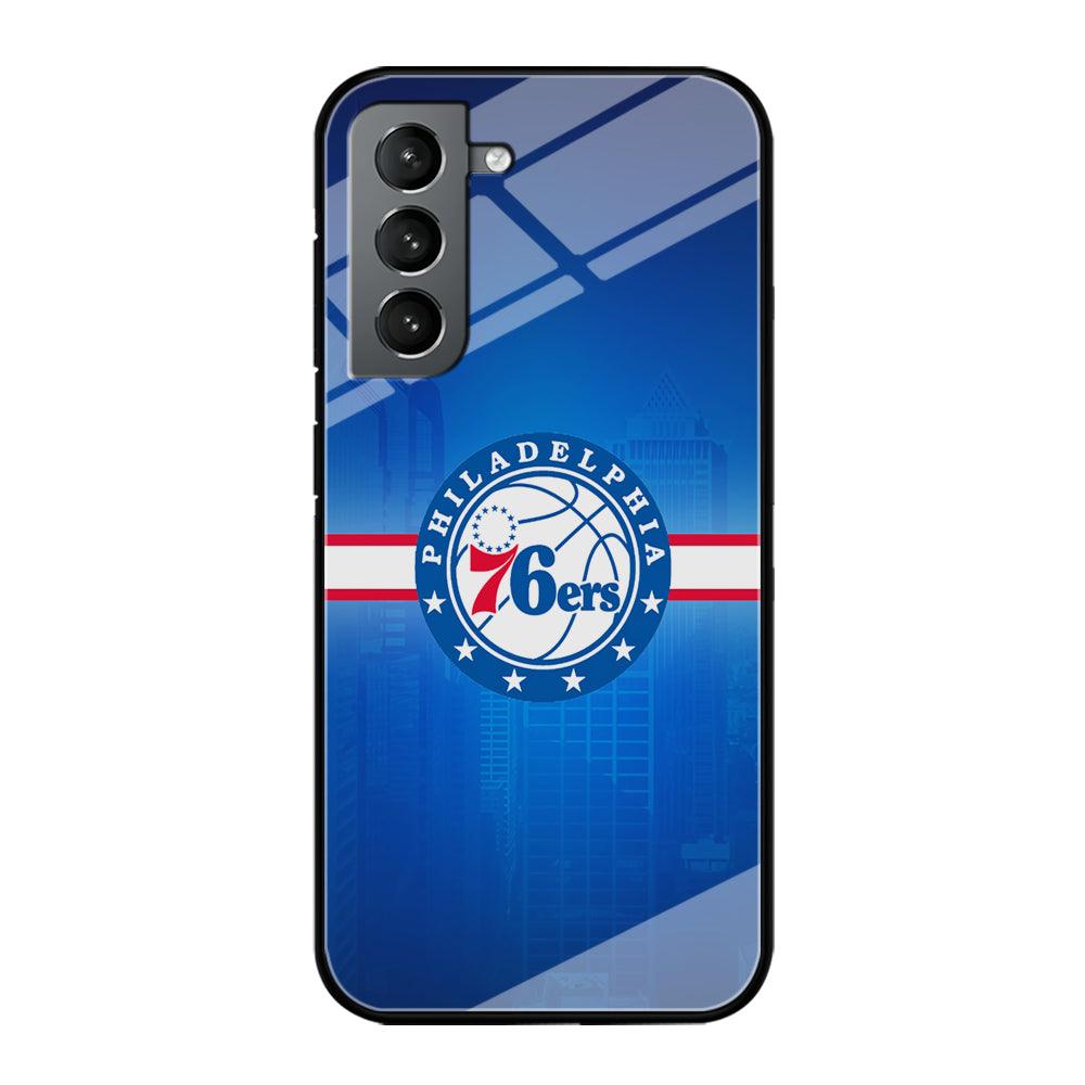 Philadelphia 76ers Bluish Shadow Samsung Galaxy S21 Case-Oxvistore