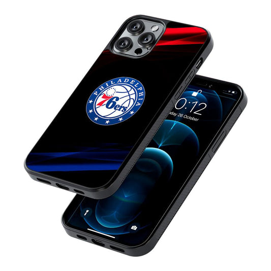 Philadelphia 76ers Logo 2D Rubber Phone Case-Oxvistore