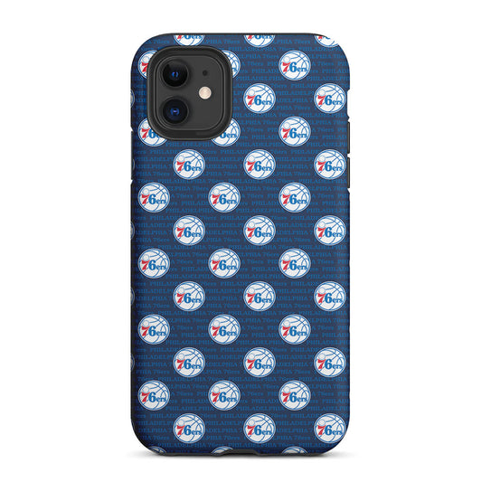 Philadelphia 76ers Pattern 2 in 1 Tough Phone Case