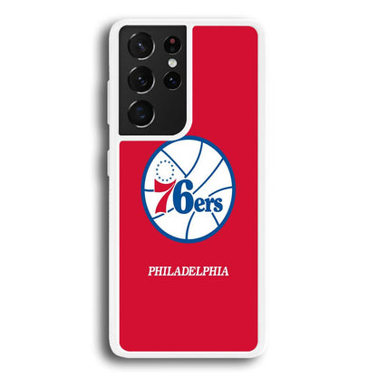 Philadelphia 76ers The Red Soul Samsung Galaxy S21 Ultra Case-Oxvistore