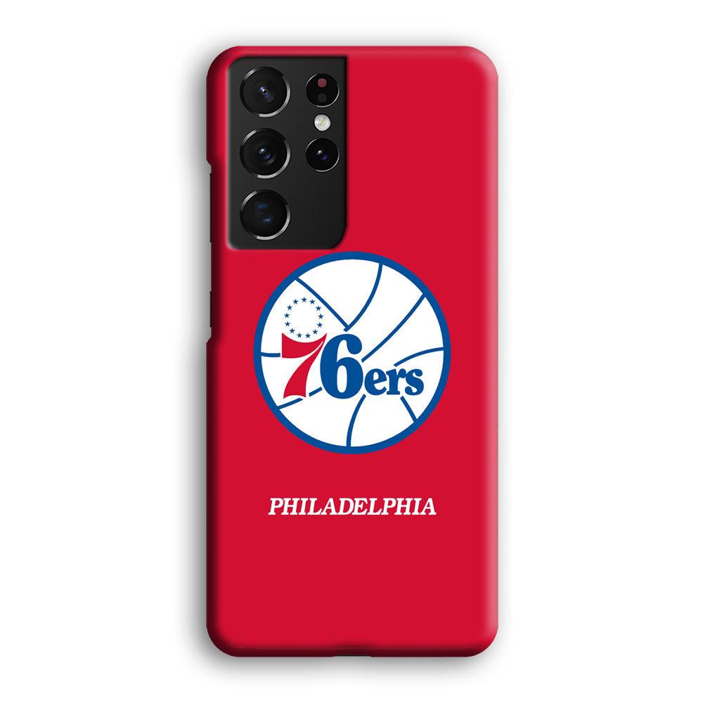 Philadelphia 76ers The Red Soul Samsung Galaxy S21 Ultra Case-Oxvistore