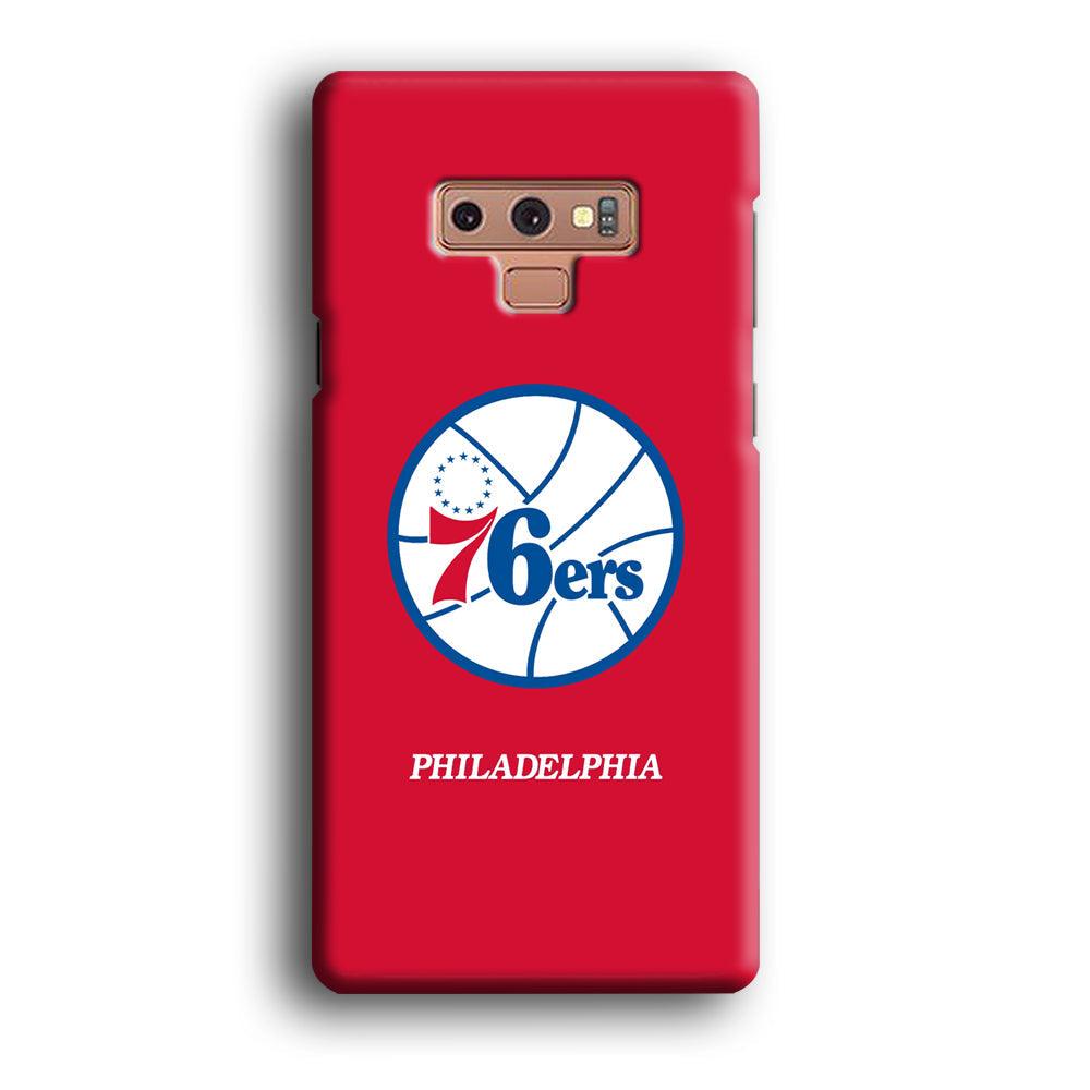 Philadelphia 76ers The Red Soul Samsung Galaxy Note 9 Case-Oxvistore