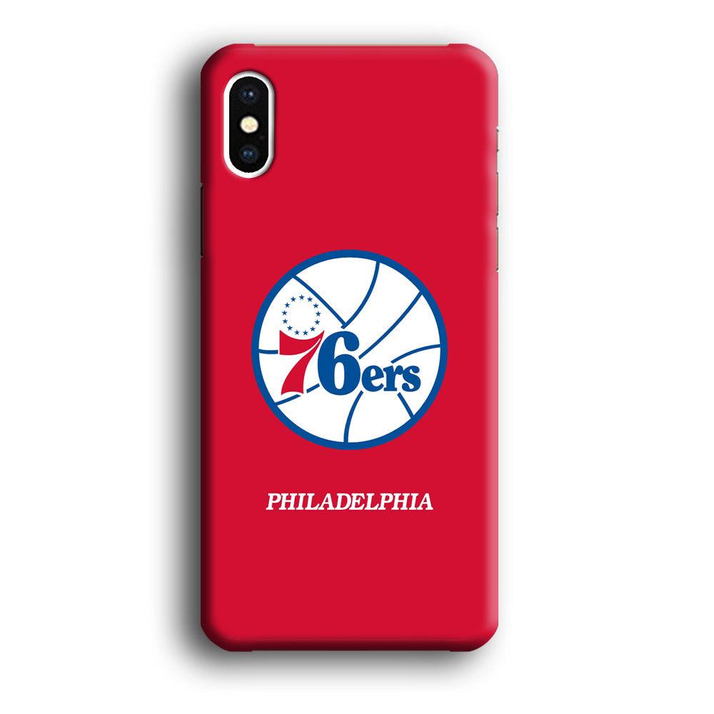 Philadelphia 76ers The Red Soul iPhone Xs Max Case-Oxvistore