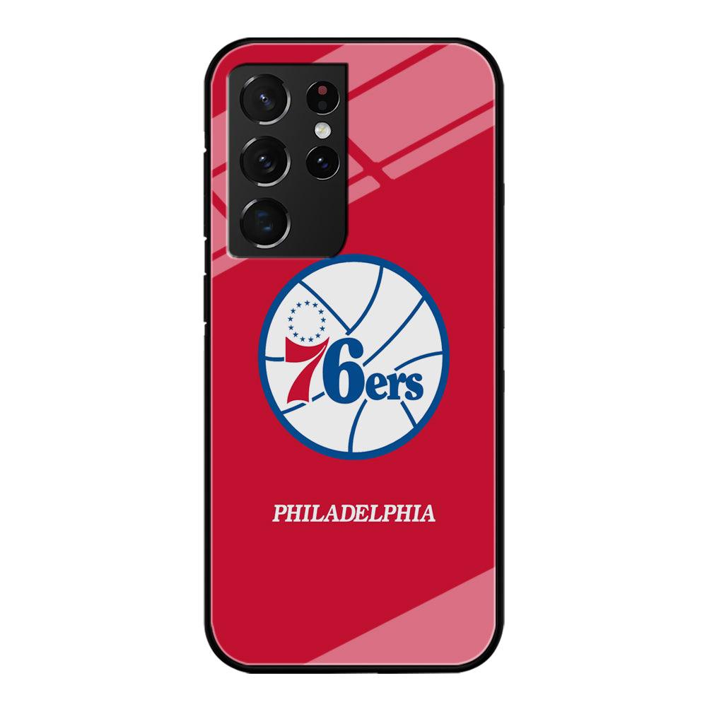 Philadelphia 76ers The Red Soul Samsung Galaxy S21 Ultra Case-Oxvistore