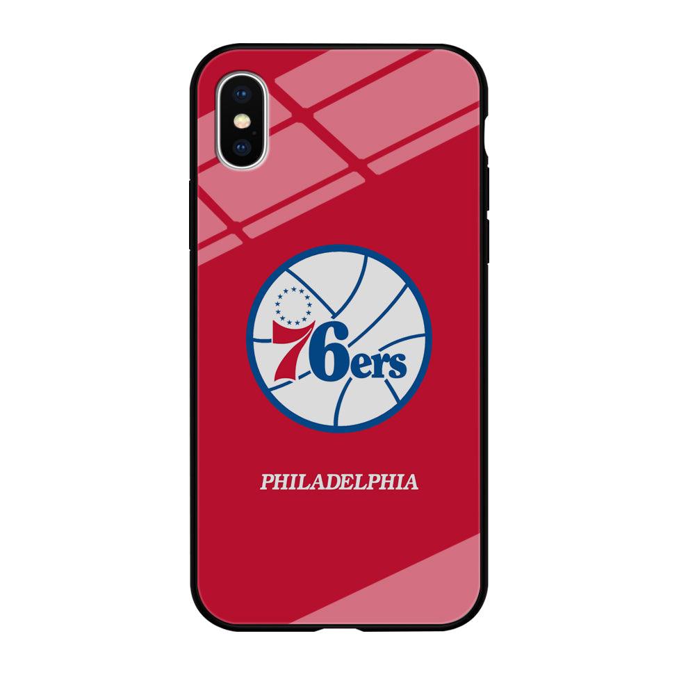 Philadelphia 76ers The Red Soul iPhone Xs Max Case-Oxvistore