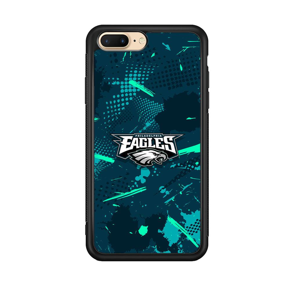 Philadelphia Eagles Abstract Bold Green iPhone 7 Plus Case-Oxvistore