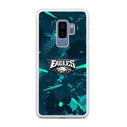 Philadelphia Eagles Abstract Bold Green Samsung Galaxy S9 Plus Case-Oxvistore