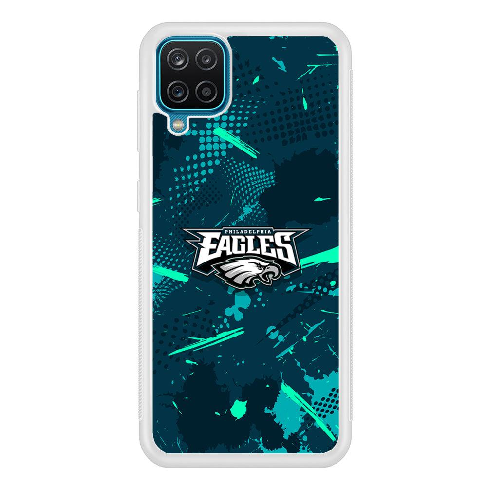 Philadelphia Eagles Abstract Bold Green Samsung Galaxy A12 Case-Oxvistore