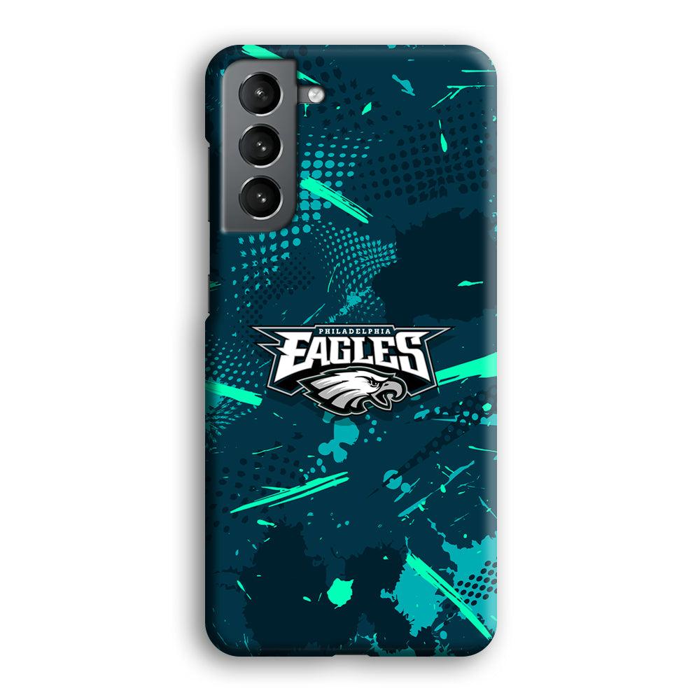 Philadelphia Eagles Abstract Bold Green Samsung Galaxy S21 Plus Case-Oxvistore