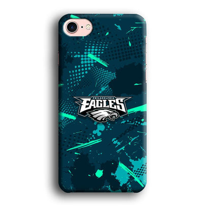 Philadelphia Eagles Abstract Bold Green iPhone 8 Case-Oxvistore