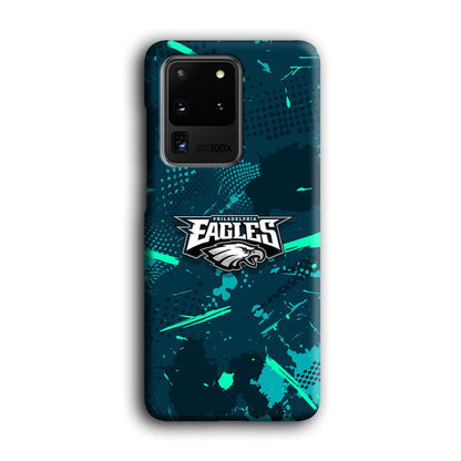 Philadelphia Eagles Abstract Bold Green Samsung Galaxy S20 Ultra Case-Oxvistore