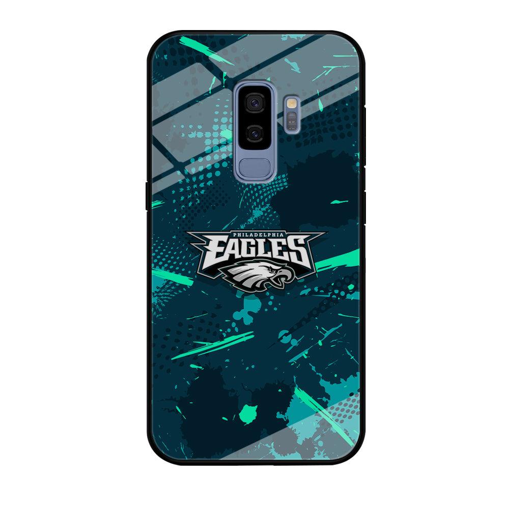 Philadelphia Eagles Abstract Bold Green Samsung Galaxy S9 Plus Case-Oxvistore