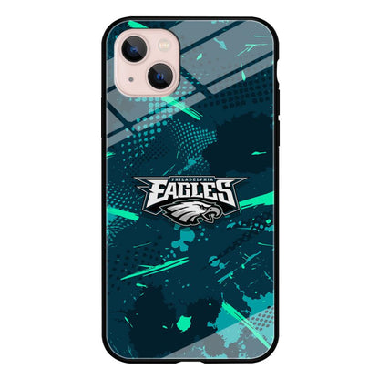 Philadelphia Eagles Abstract Bold Green iPhone 14 Case-Oxvistore