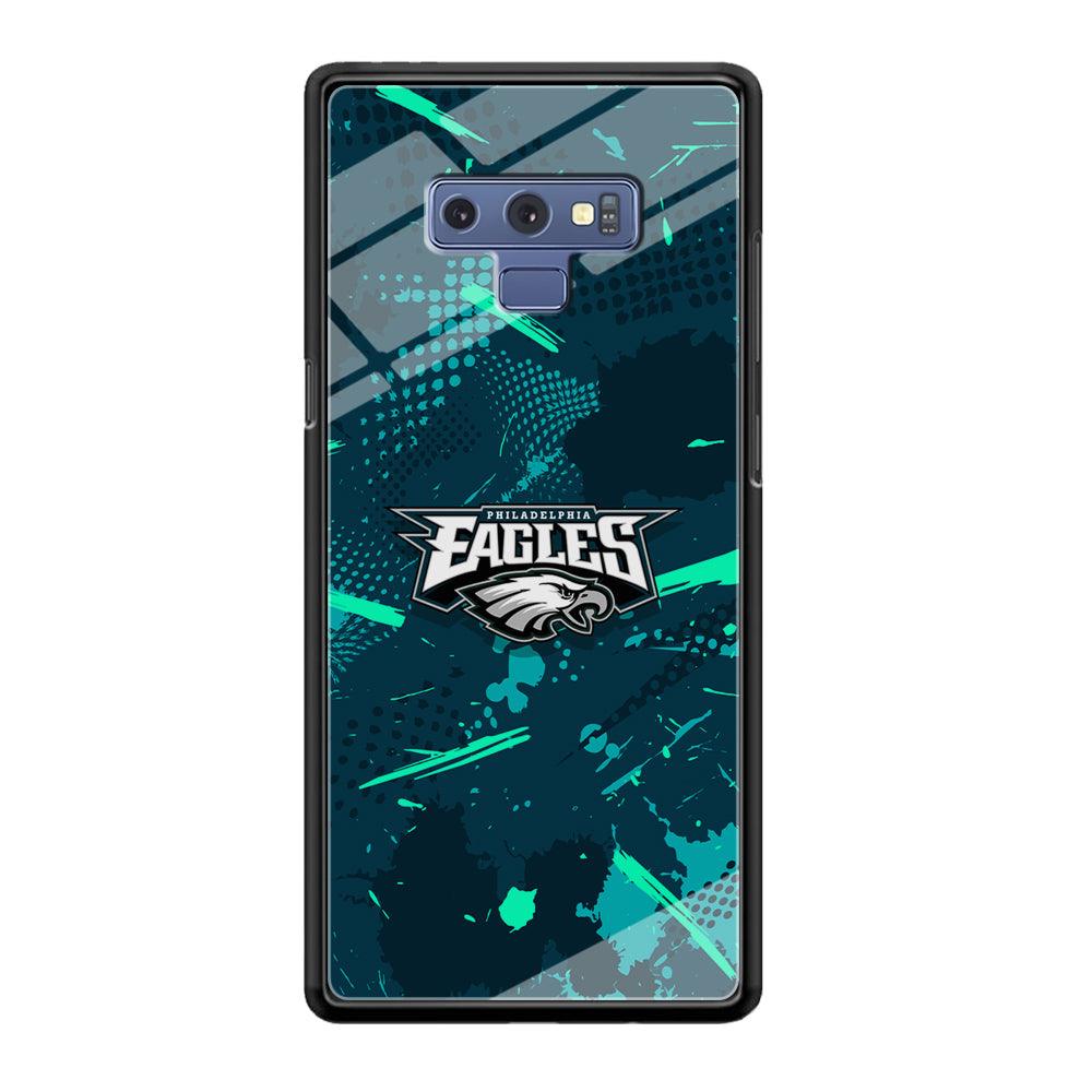 Philadelphia Eagles Abstract Bold Green Samsung Galaxy Note 9 Case-Oxvistore