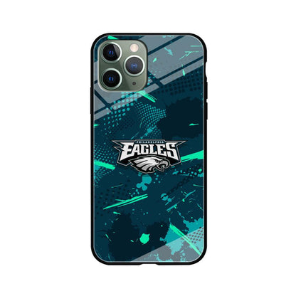 Philadelphia Eagles Abstract Bold Green iPhone 11 Pro Case-Oxvistore