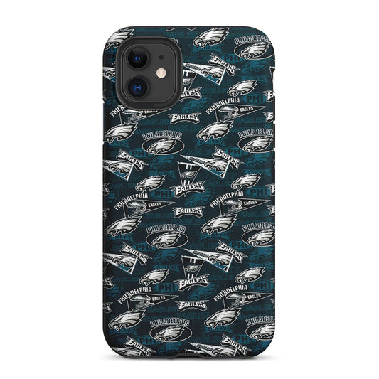 Philadelphia Eagles Patterns 2 in 1 Tough Phone Case