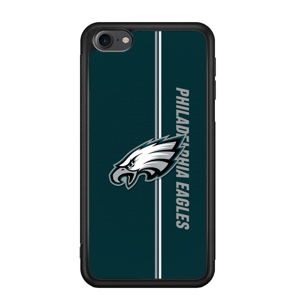 Philadelphia Eagles Stare of Faith iPod Touch 6 Case-Rubber Black (2D Case)-Oxvistore