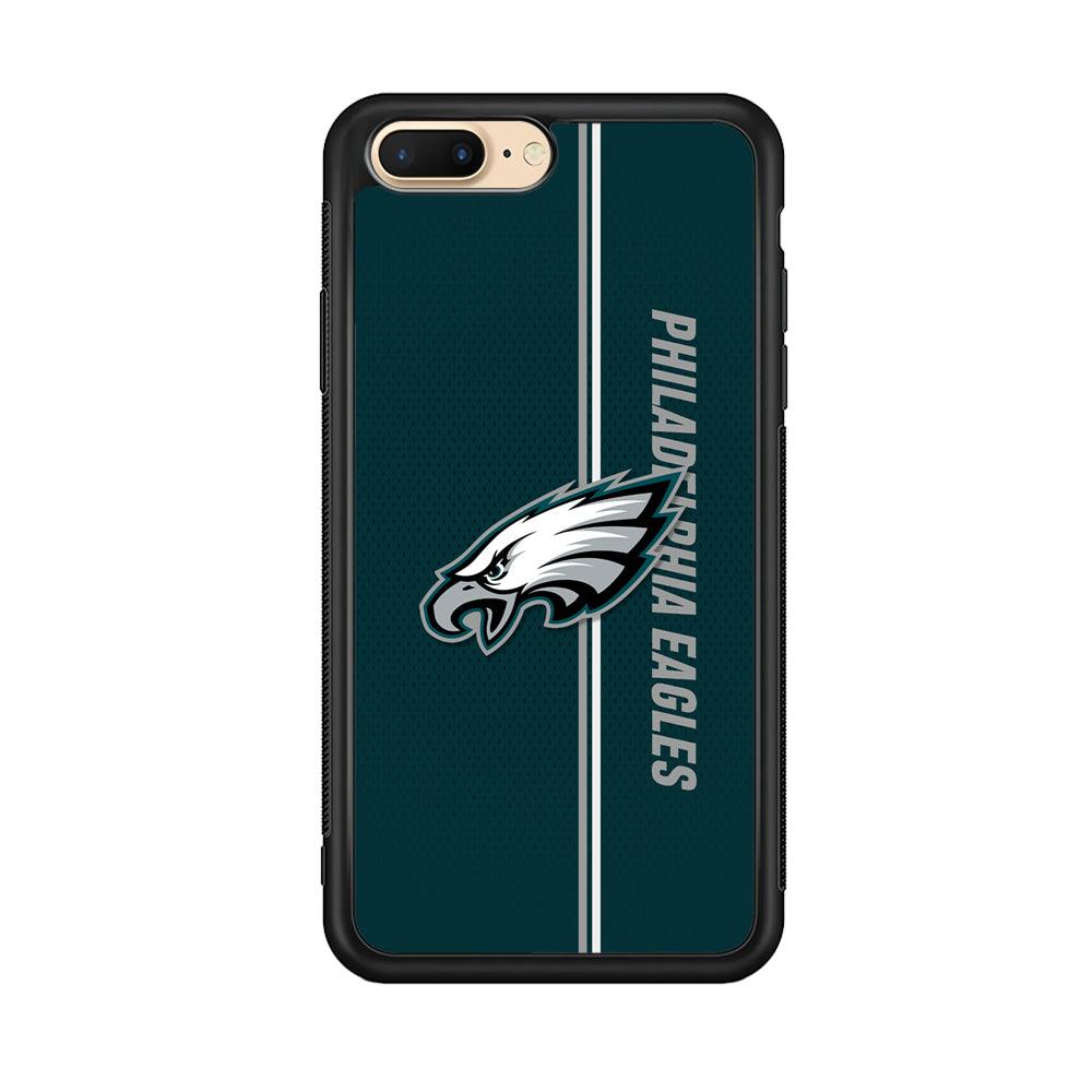 Philadelphia Eagles Stare of Faith iPhone 7 Plus Case-Rubber Black (2D Case)-Oxvistore