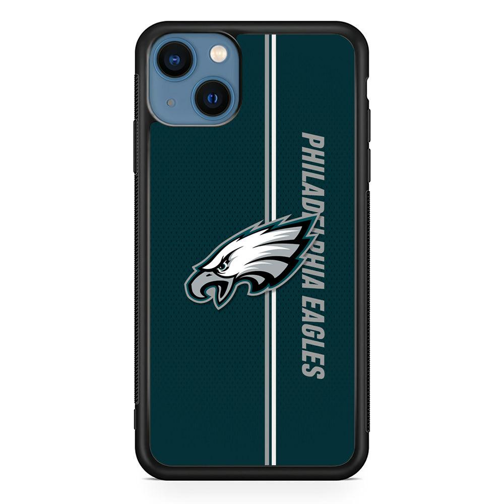 Philadelphia Eagles Stare of Faith iPhone 15 Plus Case-Rubber Black (2D Case)-Oxvistore