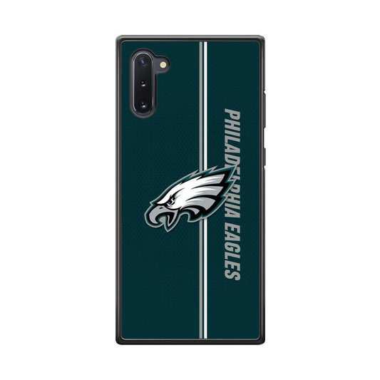 Philadelphia Eagles Stare of Faith Samsung Galaxy Note 10 Case-Rubber Black (2D Case)-Oxvistore