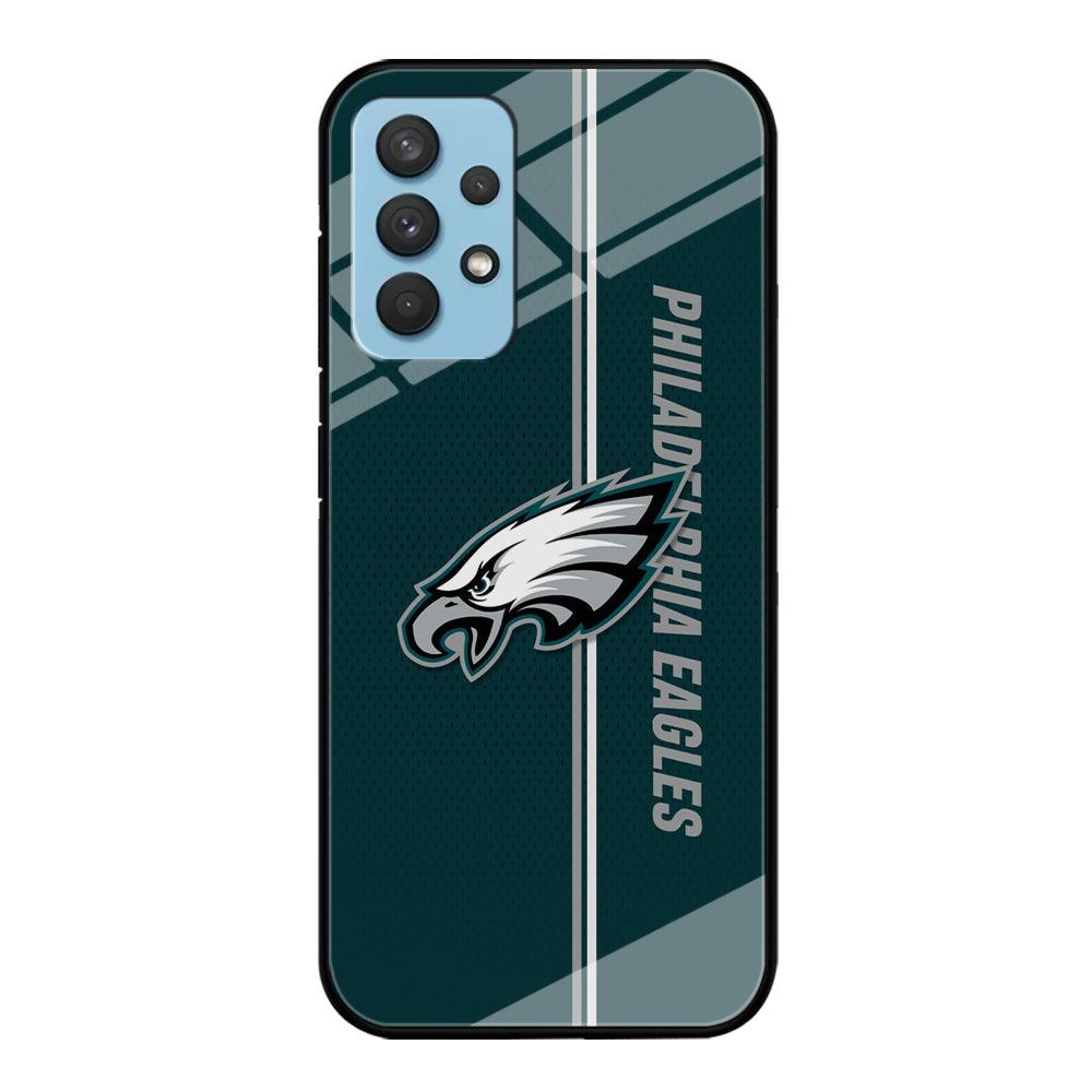 Philadelphia Eagles Stare of Faith Samsung Galaxy A32 Case-Oxvistore