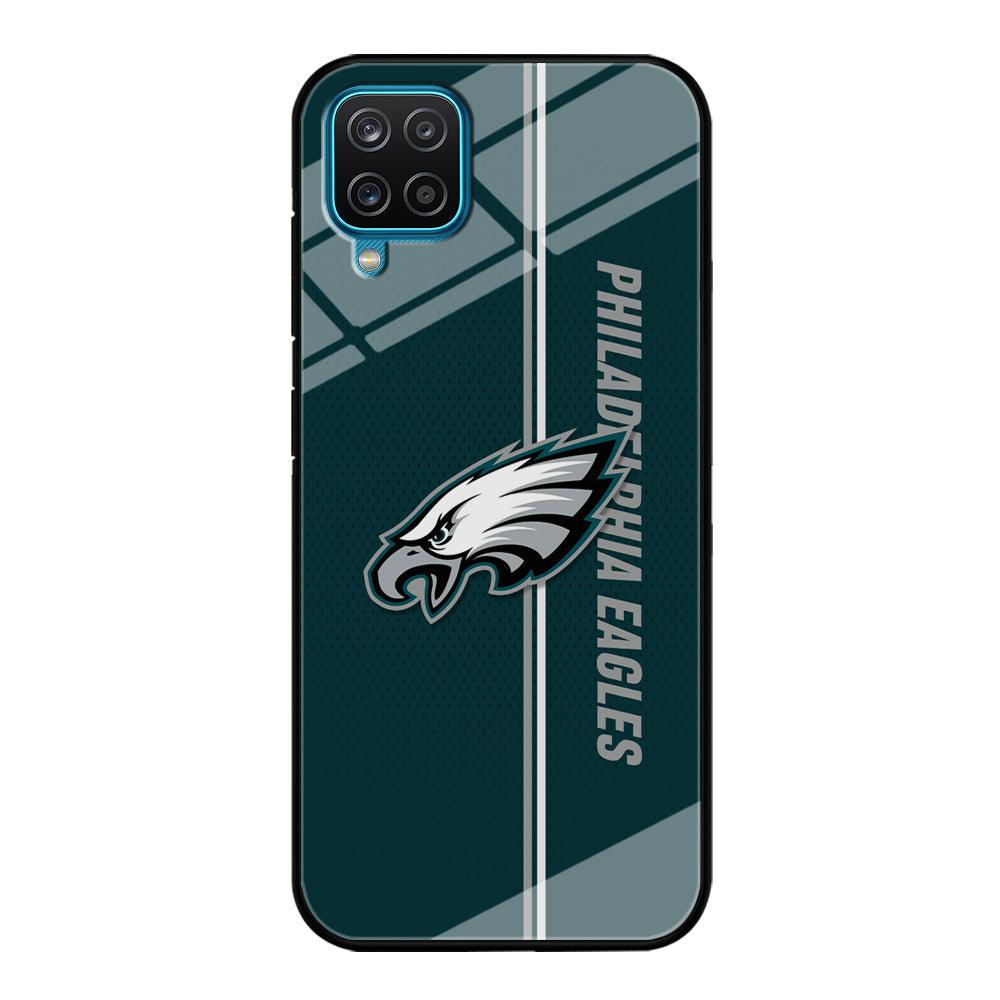 Philadelphia Eagles Stare of Faith Samsung Galaxy A12 Case-Oxvistore