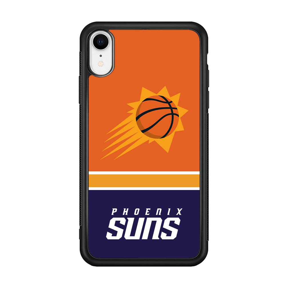 Phoenix Suns Rise of Eternal Light iPhone XR Case-Rubber Black (2D Case)-Oxvistore