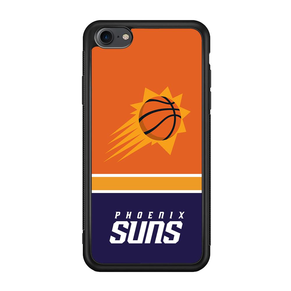Phoenix Suns Rise of Eternal Light iPhone 7 Case-Rubber Black (2D Case)-Oxvistore