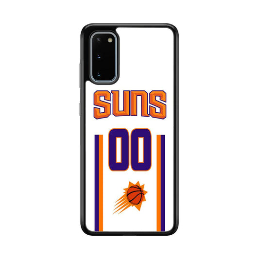 Phoenix Suns White Zero Jersey Samsung Galaxy S20 Case-Oxvistore