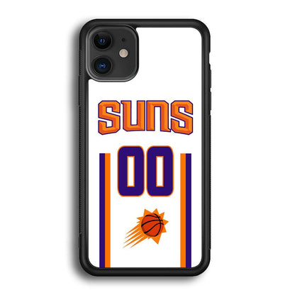 Phoenix Suns White Zero Jersey iPhone 12 Case-Oxvistore