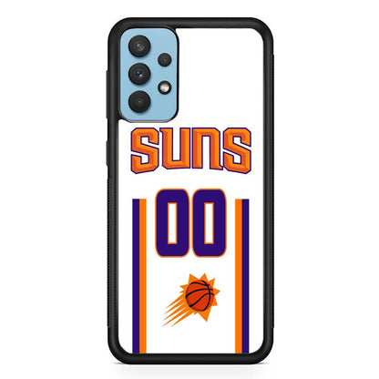 Phoenix Suns White Zero Jersey Samsung Galaxy A32 Case-Oxvistore