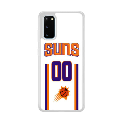 Phoenix Suns White Zero Jersey Samsung Galaxy S20 Case-Oxvistore