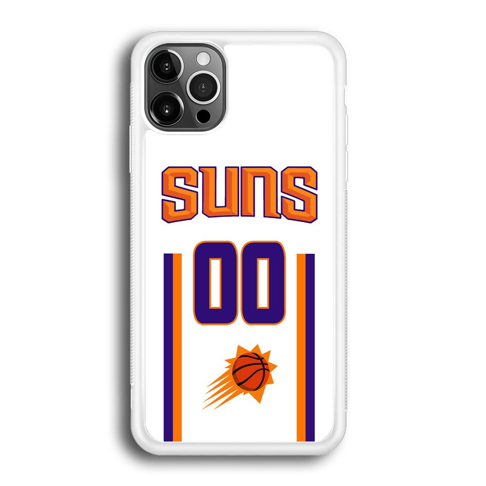 Phoenix Suns White Zero Jersey iPhone 12 Pro Max Case-Oxvistore