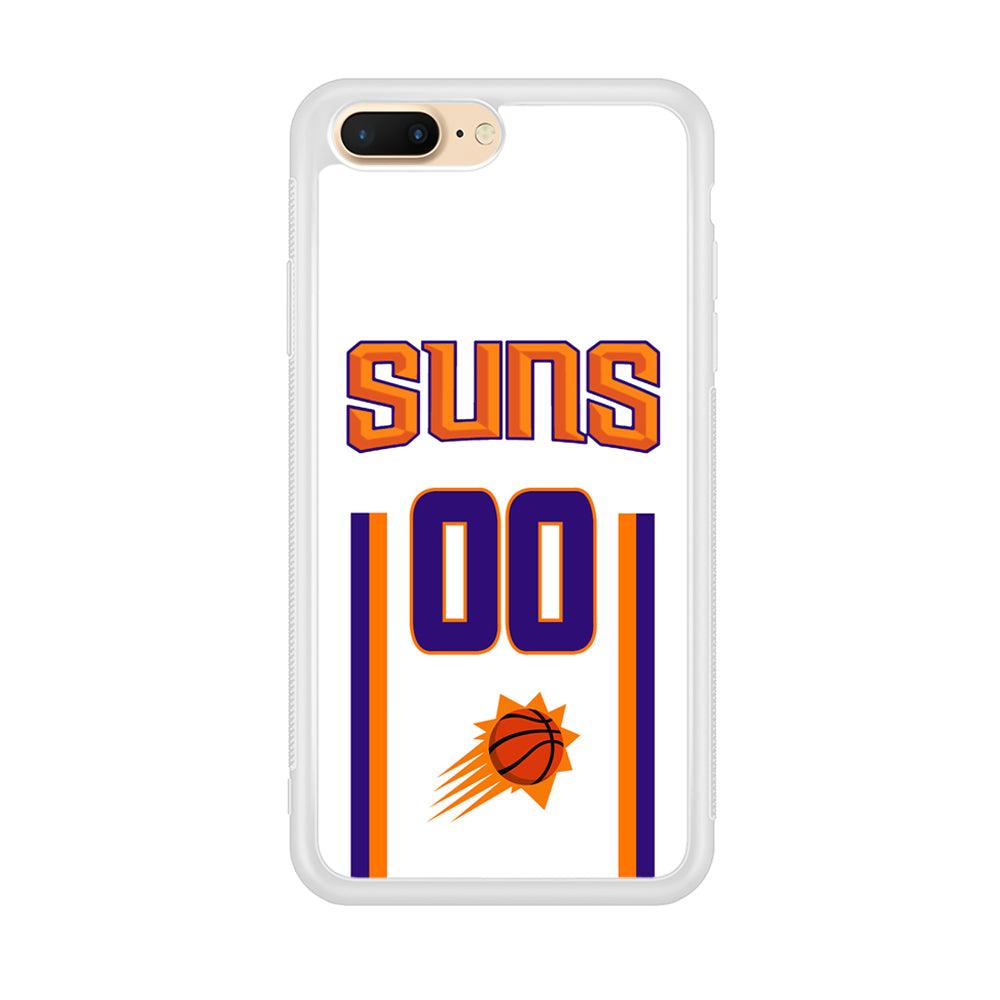 Phoenix Suns White Zero Jersey iPhone 8 Plus Case-Oxvistore