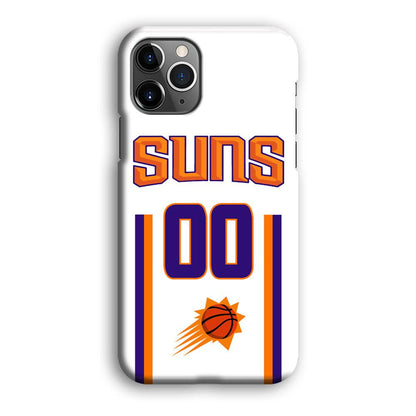 Phoenix Suns White Zero Jersey iPhone 12 Pro Case-Oxvistore