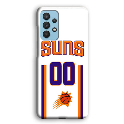 Phoenix Suns White Zero Jersey Samsung Galaxy A32 Case-Oxvistore