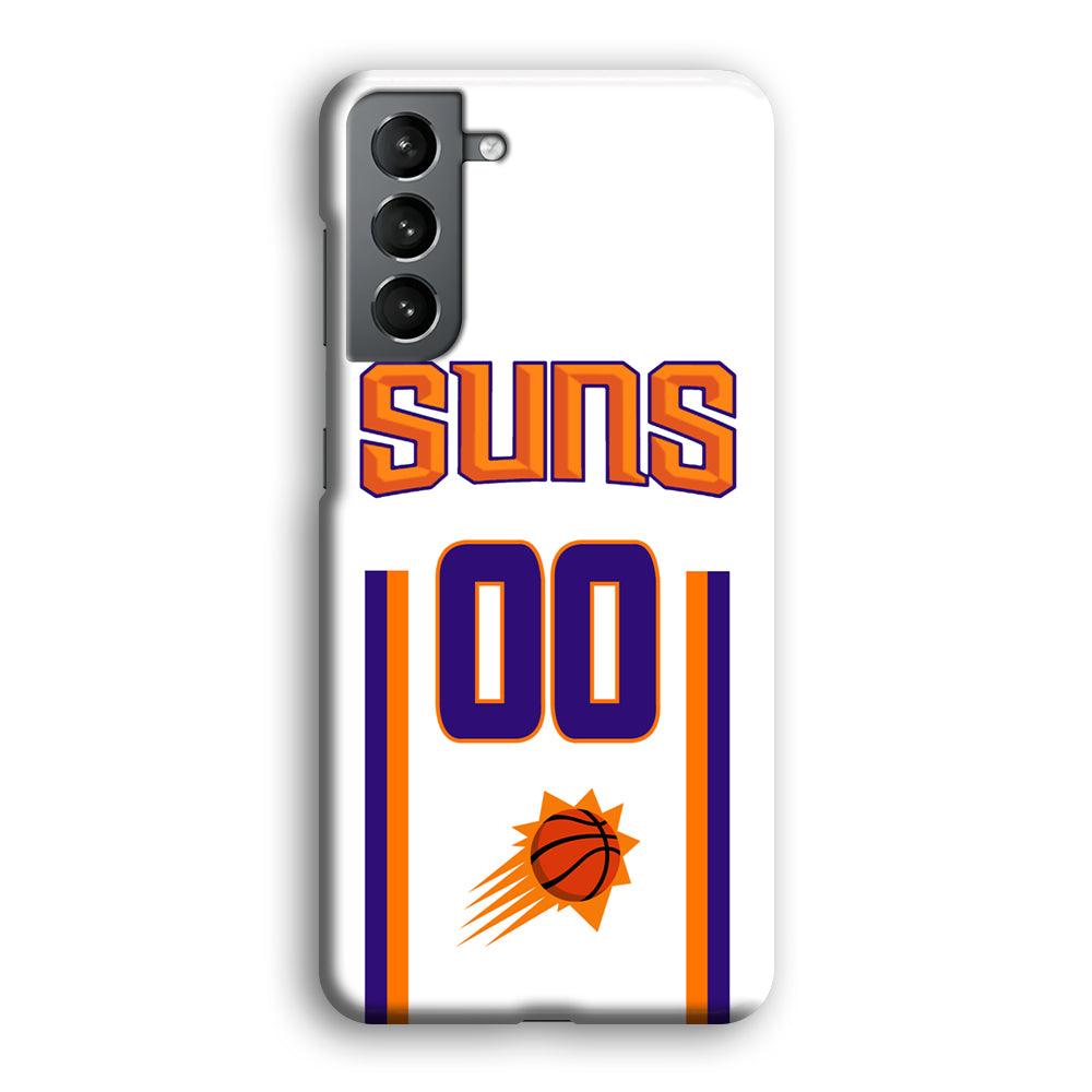 Phoenix Suns White Zero Jersey Samsung Galaxy S21 Case-Oxvistore