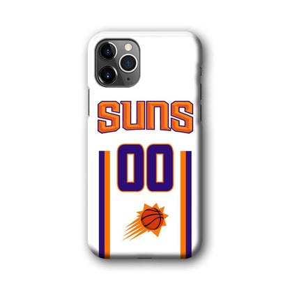 Phoenix Suns White Zero Jersey iPhone 11 Pro Case-Oxvistore