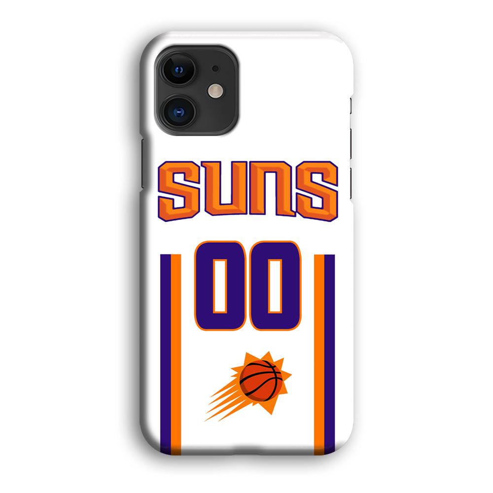 Phoenix Suns White Zero Jersey iPhone 12 Case-Oxvistore