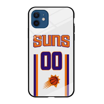 Phoenix Suns White Zero Jersey iPhone 12 Case-Oxvistore