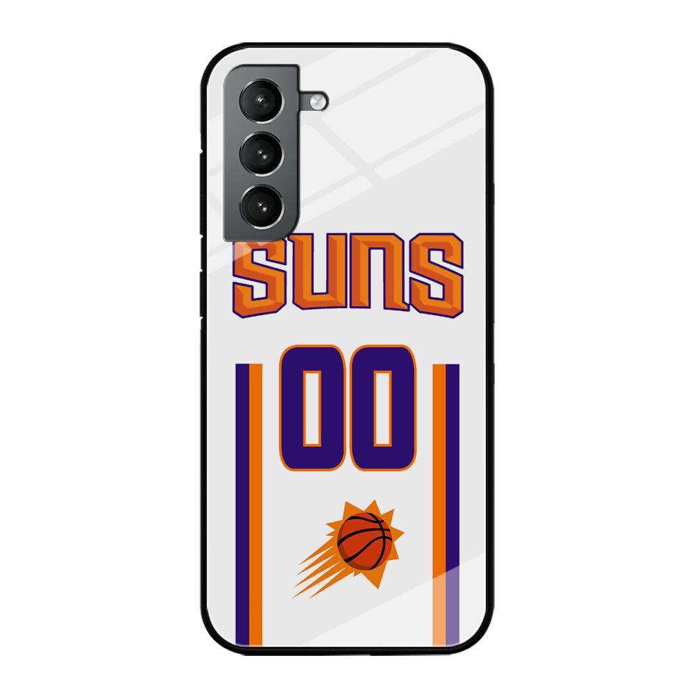 Phoenix Suns White Zero Jersey Samsung Galaxy S21 Case-Oxvistore